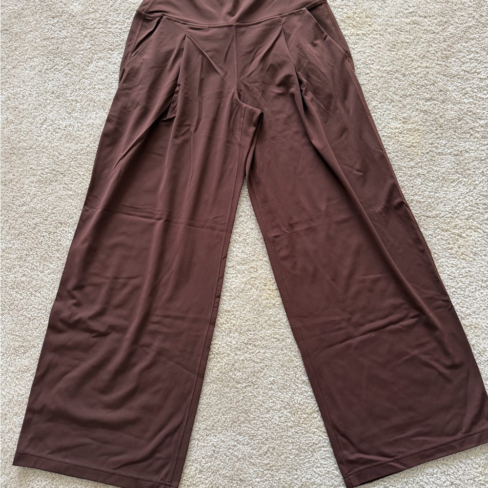 lululemon athletica Chocolate Wide-Leg Pants
